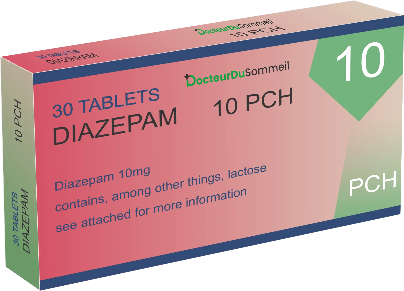 Diazepam 10 mg 30 Comprimés