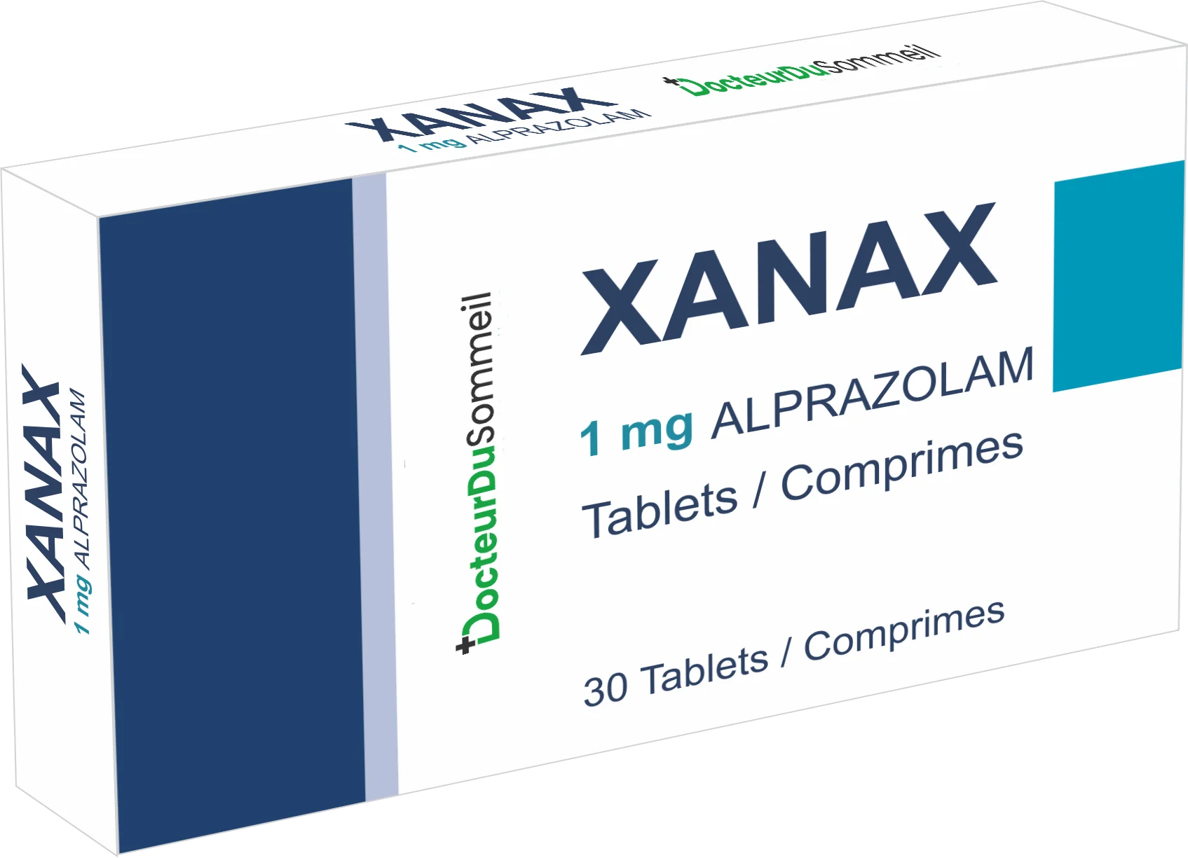 Xanax 1 mg Alprazolam 30 Comprimés