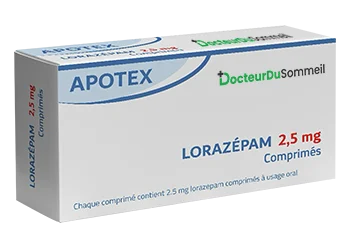Lorazepam 2.5mg 30 Comprimés