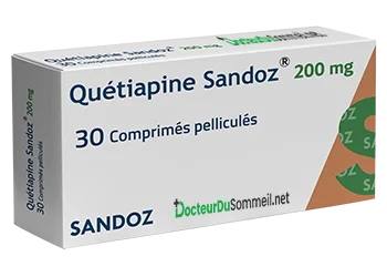 Quetiapine Sandoz 200 mg 30 Comprimes- Docteurdusommeil.net